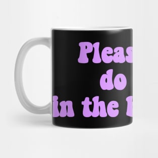 Coke meme lilac Mug